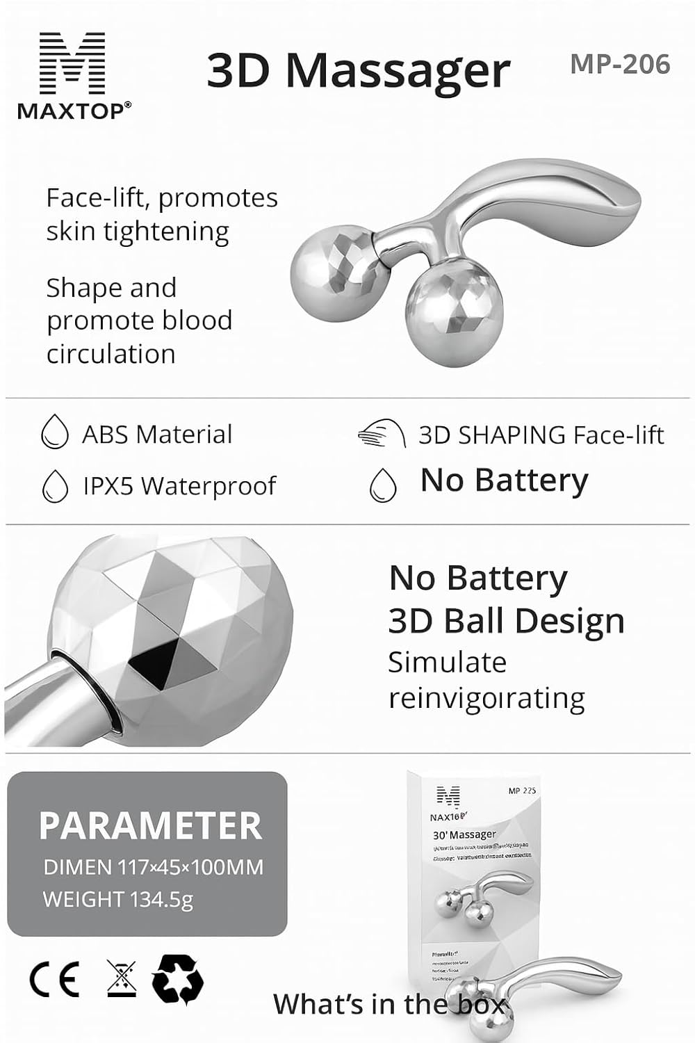 360° Skin Tightening Massage Roller