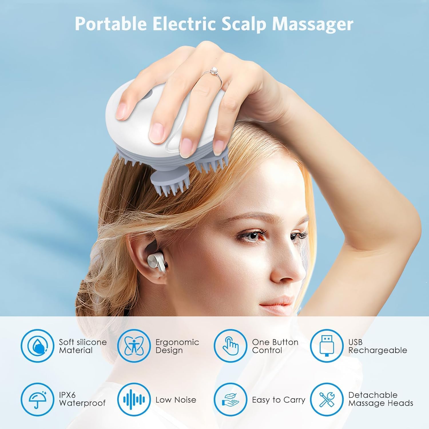 360° Deep Relax Scalp Massager