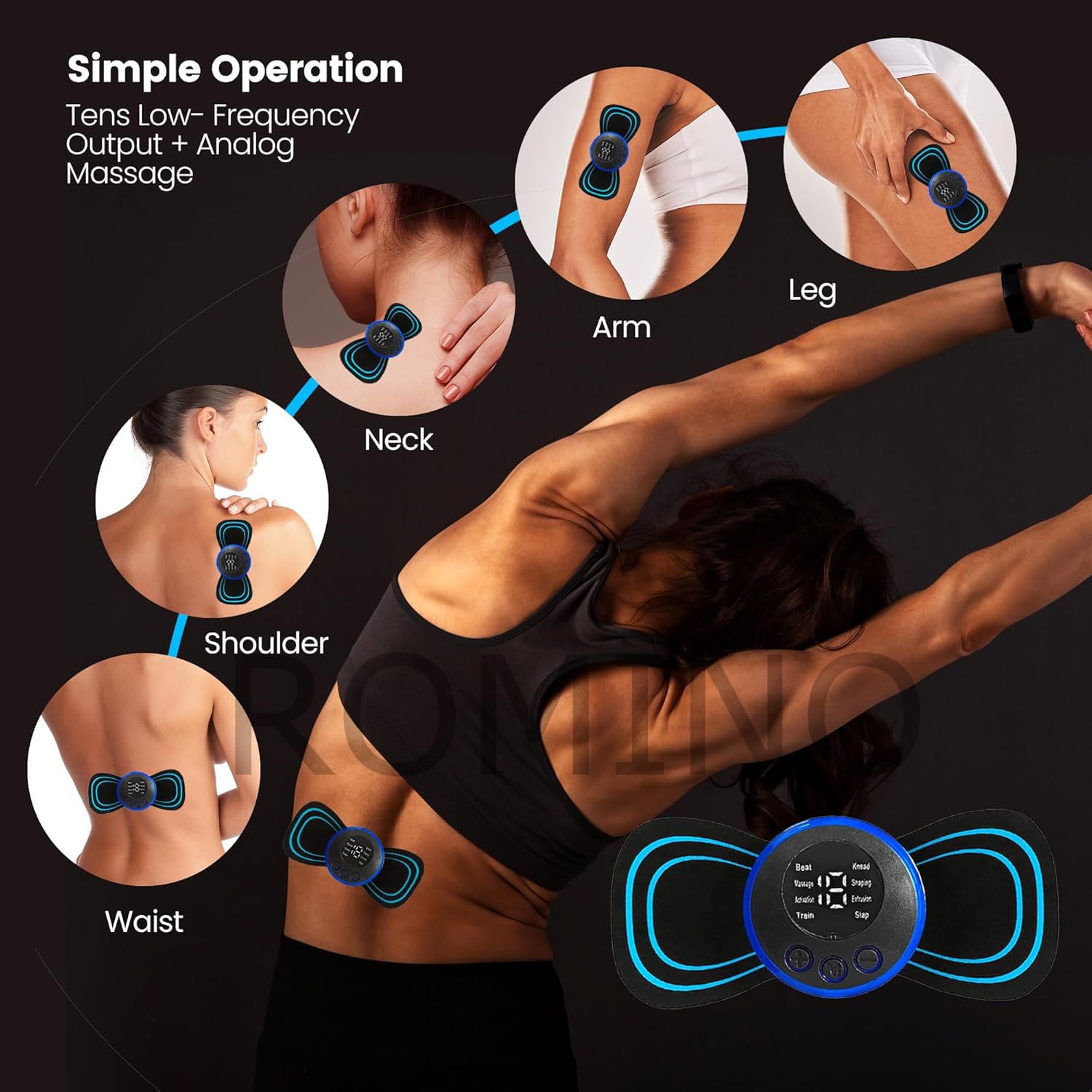 Wireless Butterfly Body Massager